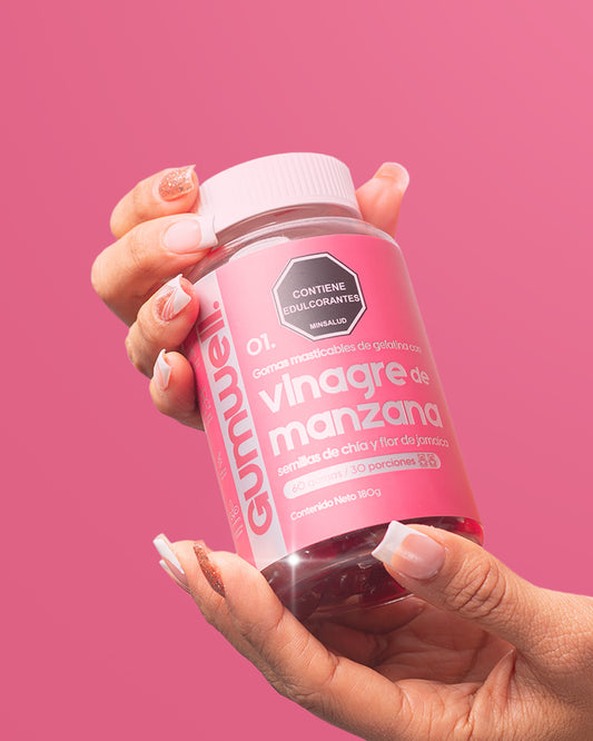 GOMITAS DE VINAGRE DE MANZANA SIN AZÚCAR AÑADIDA